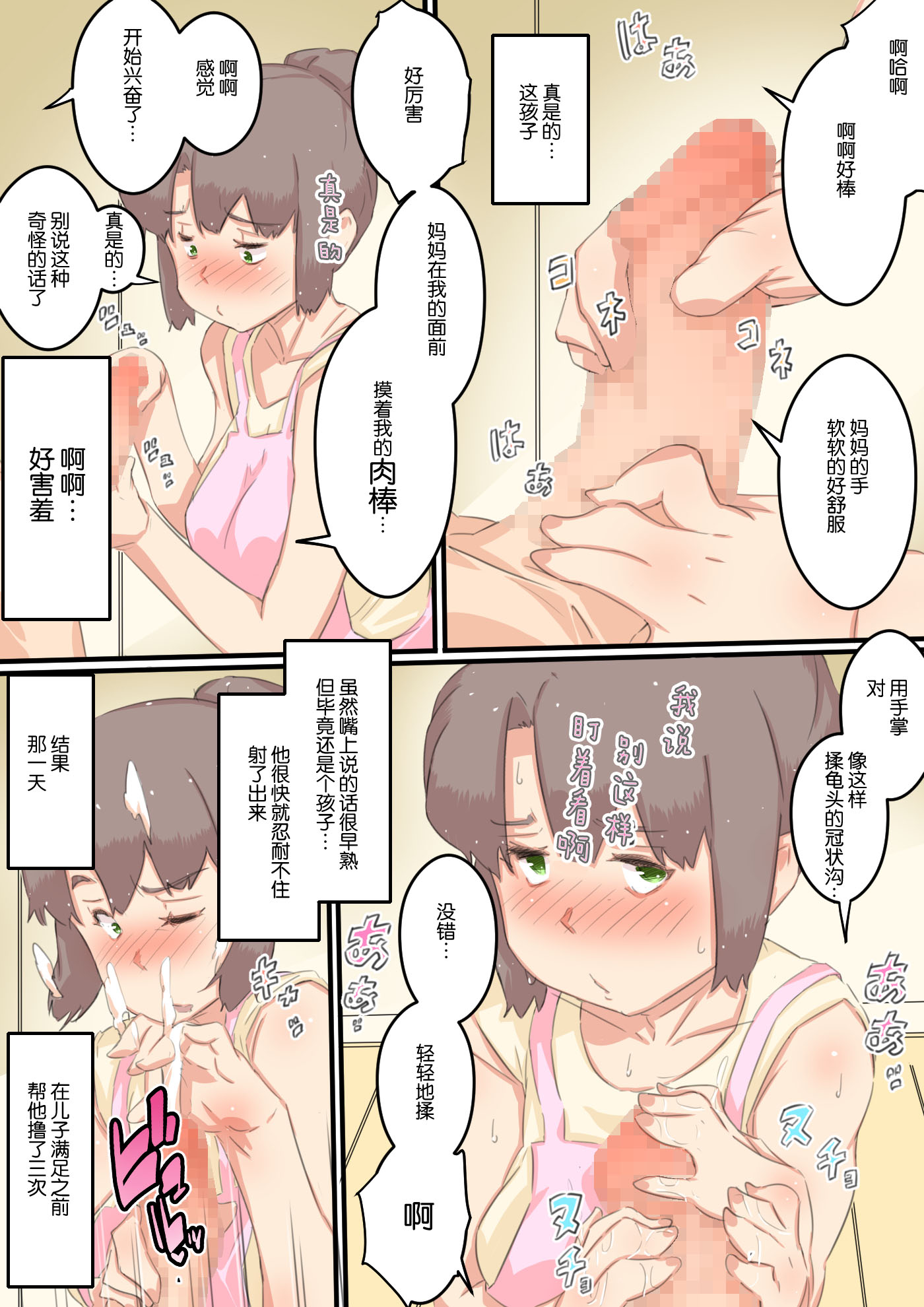 [ヒレカツ] 私が息子の○○を孕むまでの… 我が家の事情。[中国翻訳]_qs_014 蕭探