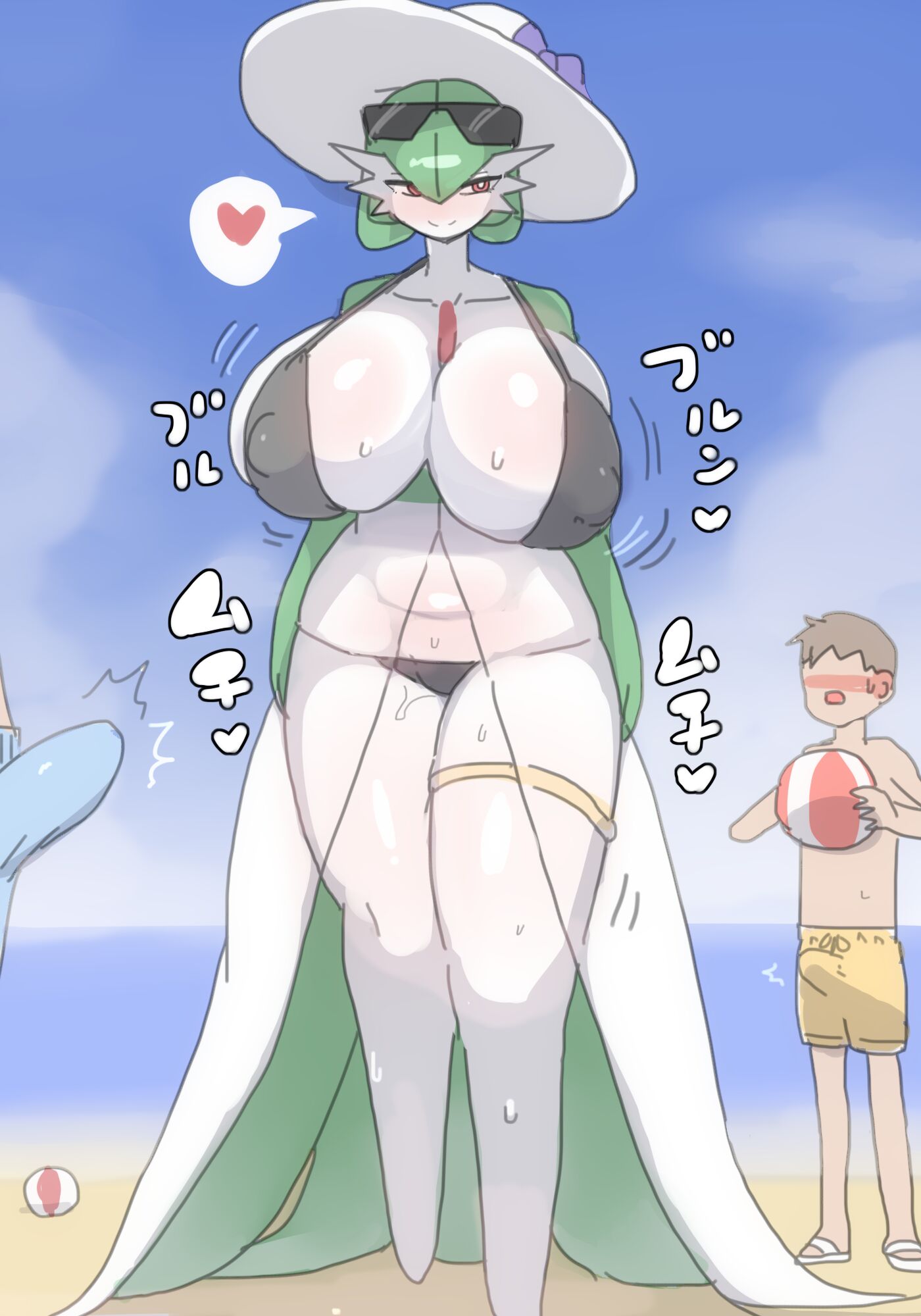 [にしくんSP] 長身爆乳水着サーナイトにショタ達がくわれる漫画 (ポケモン) [Banana手工漢化] – ACG168