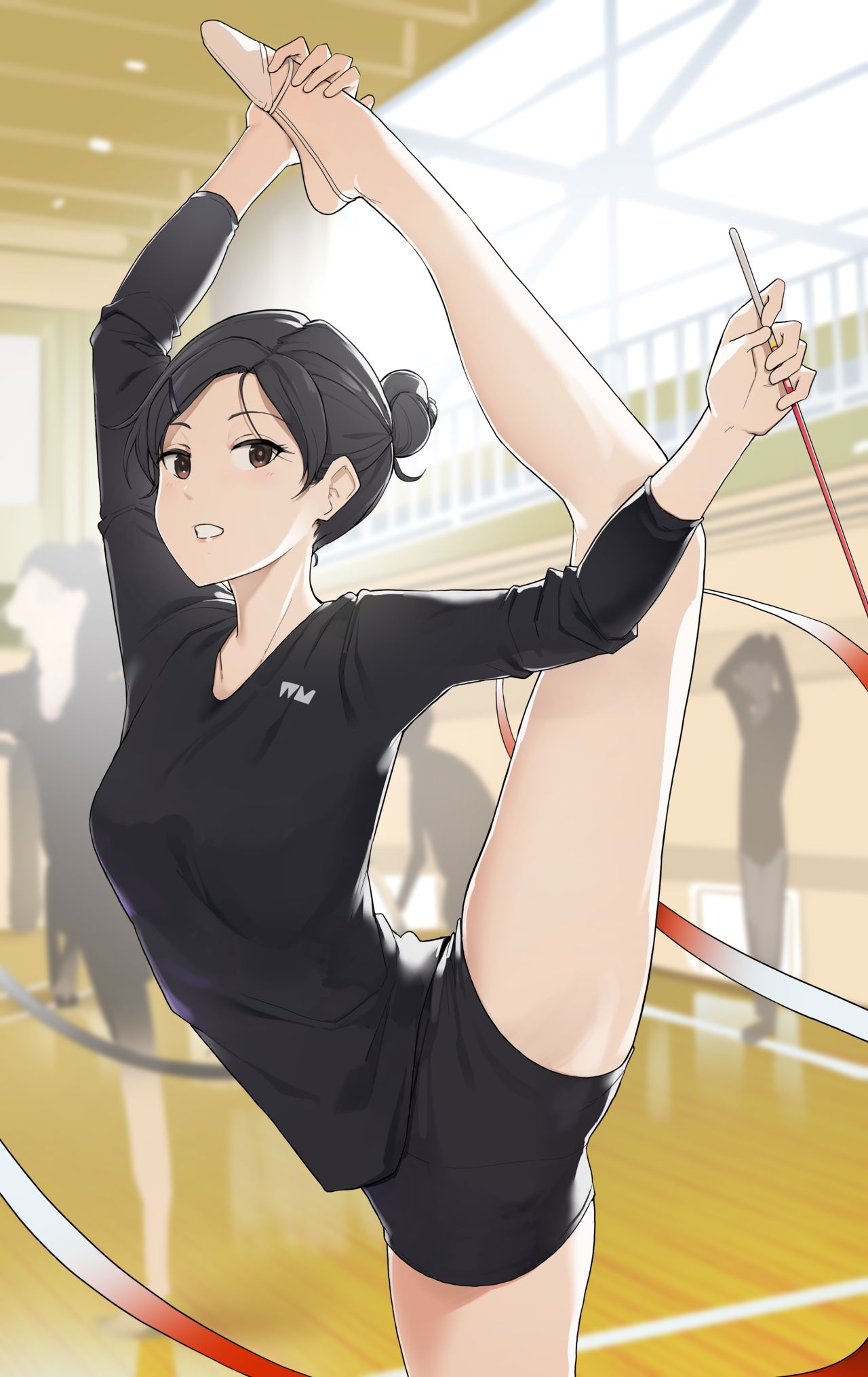 [JEN港個人漢化][わかまつ] 新体操サークル女子が関節可動域めいっぱい使ってHする話 - ACG168
