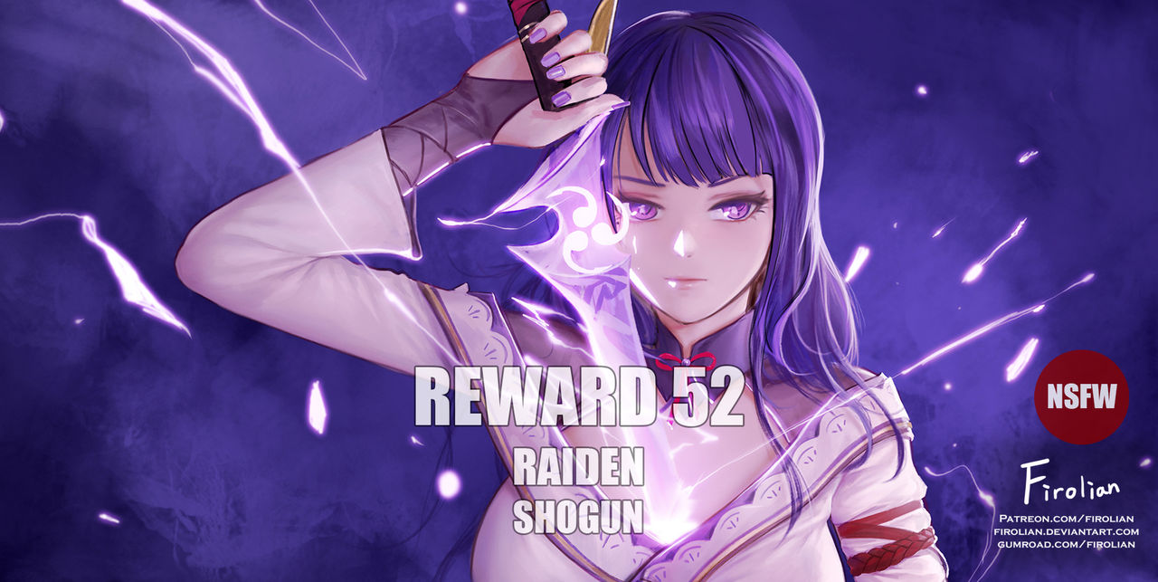 [白杨汉化组] [Firolian] Reward 52 - Raiden Shogun (原神) - ACG168