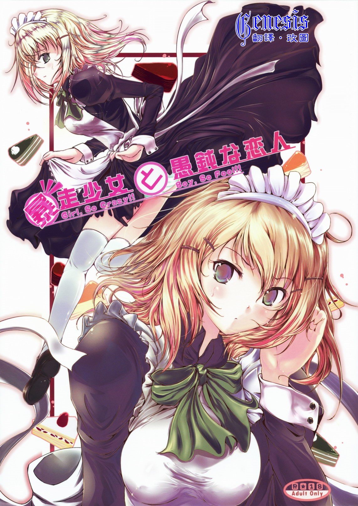 [Genesis漢化] (C75) [Dream Halls! (綴り)] 暴走少女と愚鈍な恋人 (文学少女) – ACG168