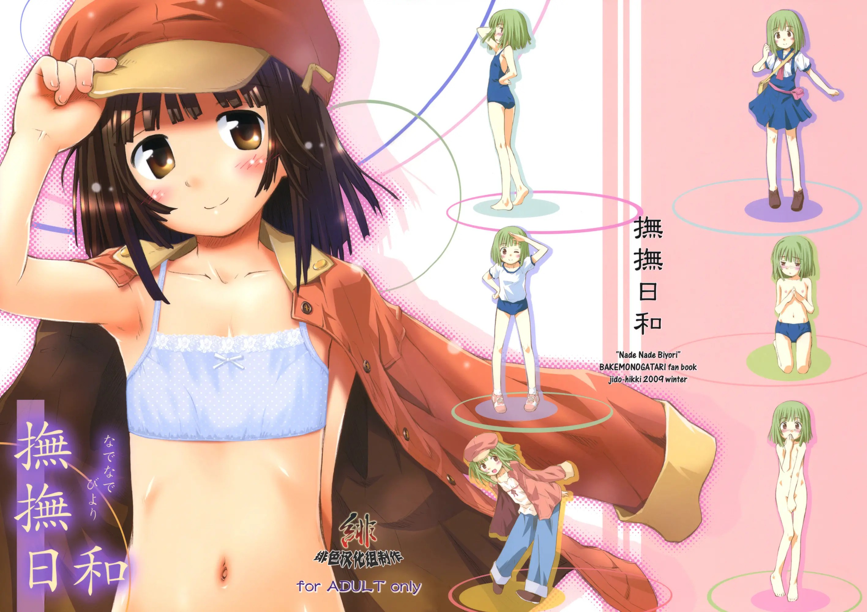 [绯色汉化组] (C77) [じどー筆記 (こけこっこ★こま)] 撫撫日和 (化物語) - ACG168