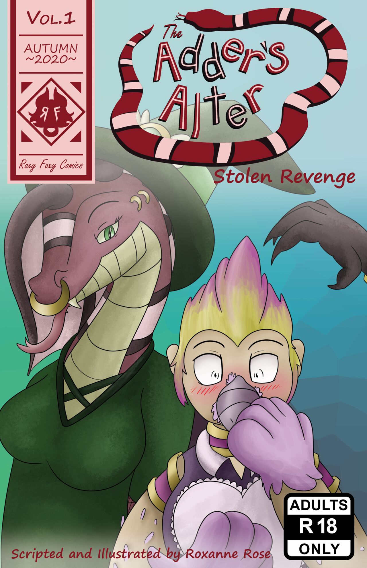 [梅水瓶汉化] [roxy-the-foxy] The Adder's Alter - Stolen Revenge | 蝰蛇的另一面:盗窃的代价 - ACG168