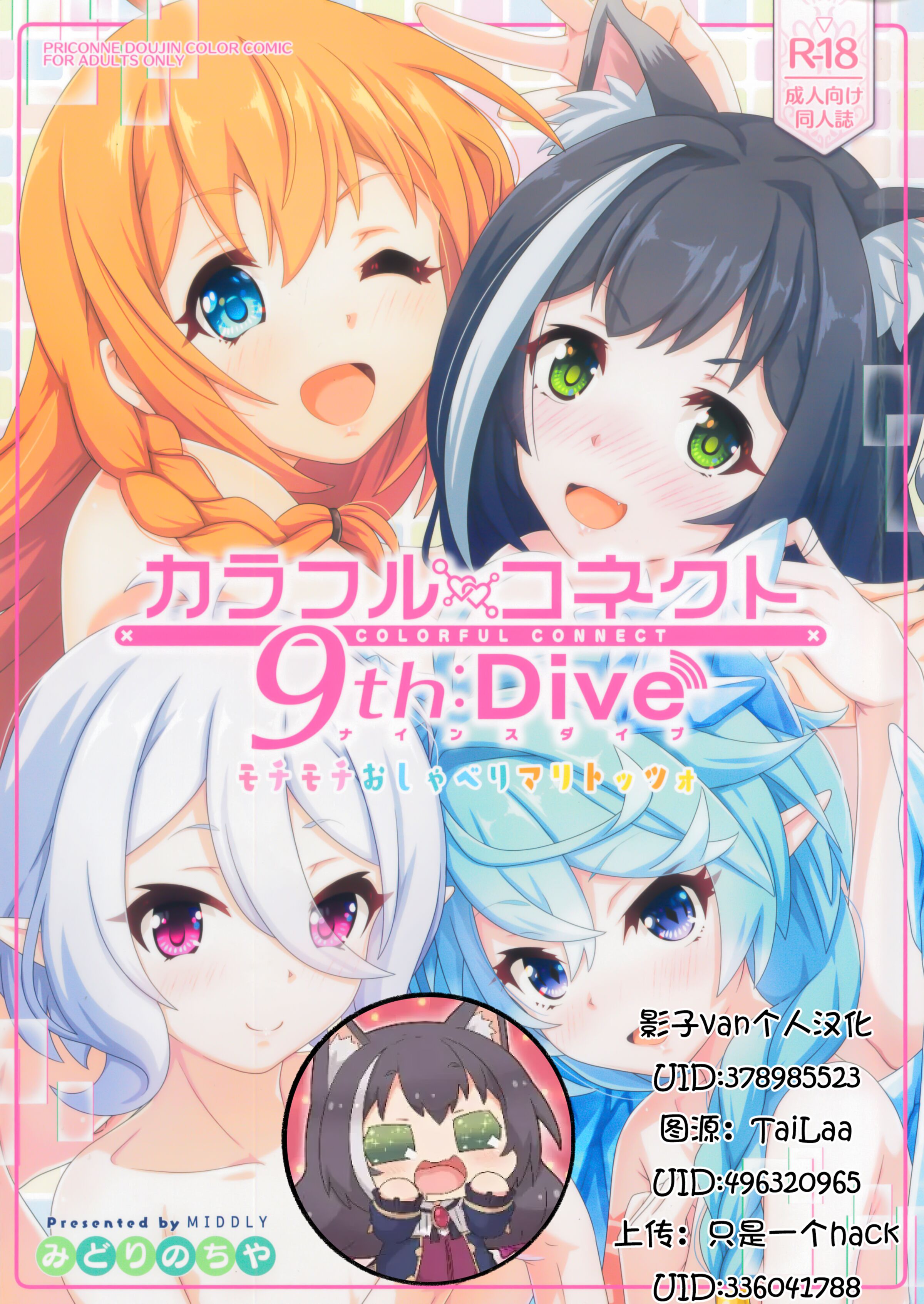 (C103) [MIDDLY (みどりのちや)] カラフルコネクト 9th：Dive (プリンセスコネクト!Re：Dive) [中国翻訳] - ACG168
