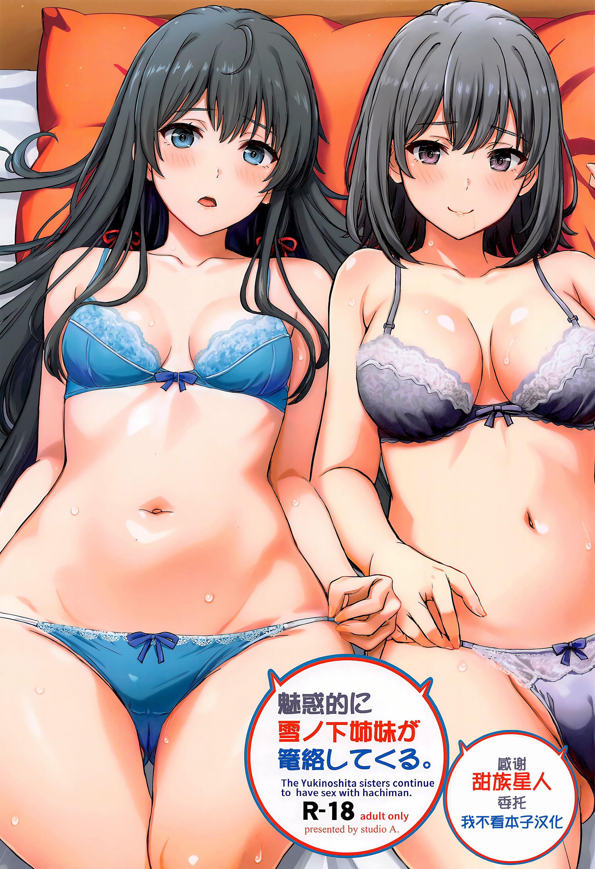 (C103) [studio A (稲鳴四季)] 魅惑的に雪ノ下姉妹が篭絡してくる。 (やはり俺の青春ラブコメはまちがっている。) [甜族星人x我不看本子汉化] - ACG168