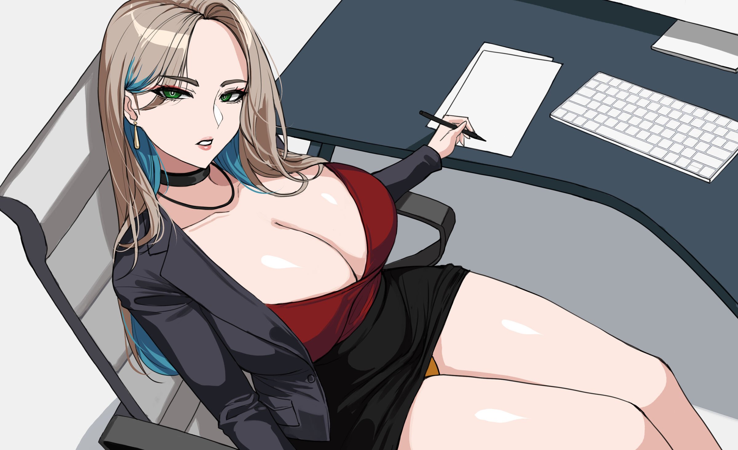 [drogod hellaP] 2023年4月CG 看似严厉的前辈 [百有度道个人机翻] - ACG168